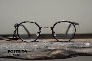 Gọng kính tròn retro POSESION Sato