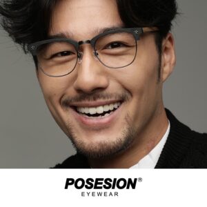Gọng kính gỗ clubmaster POSESION Takeo