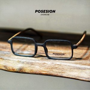 Gọng Kính Vân Gỗ POSESION Kanta Phong Cách Retro