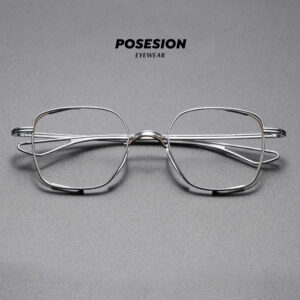 Gọng kính titan POSESION PS124 Dáng Vuông