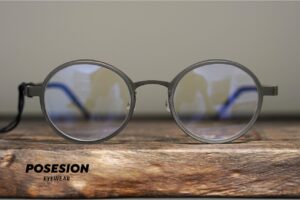 Gọng Kính POSESION Moko titan Siêu Nhẹ Dáng Tròn Retro